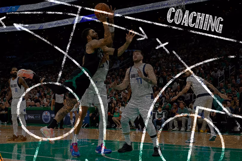 Les Celtics face aux Mavericks