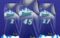 Le Jazz confirme le retour de son maillot de la fin des années 90