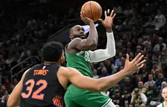 Jaylen Brown (42 points) sort le grand jeu face aux Knicks