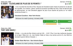 [Pronos NBA] Les Cavaliers font la fête face aux Knicks