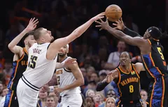 Les Nuggets pas encore au niveau du Thunder