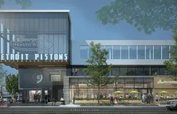 Le nouveau centre d’entraînement des Pistons aura un café et un centre de fitness ouverts au public