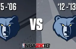NBA 2K18 : une double dose de Grizzlies dans les équipes de légende