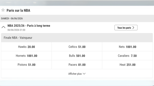 Parier sur la NBA sur le site d epari sportif Bwin.
