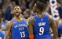 Giannis Antetokounmpo et Paul George élus joueurs du mois