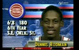 Dennis Rodman au Hall Of Fame : ses 34 rebonds face à Indiana, 1992