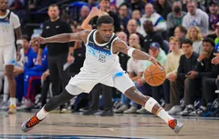 Les Wolves coulent et Anthony Edwards tape du poing sur la table