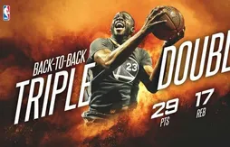 Le MVP de la nuit : Draymond Green en mode Larry Bird (29 pts, 17 rbds, 14 pds)