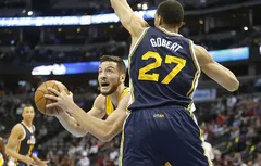 Rudy Gobert – Joffrey Lauvergne : la future raquette des Bleus en action