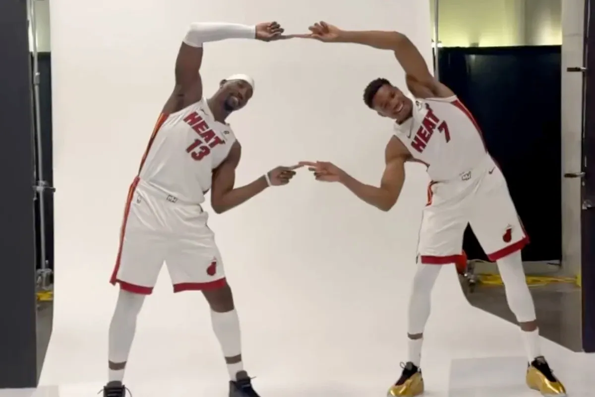 Giannis Antetokounmpo et Bam Adebayo