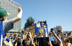 Au coeur de la parade des Golden State Warriors