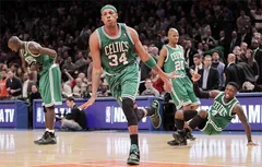 La photo du jour : les Celtics chauffent le Garden