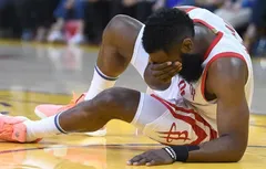 James Harden touché à l’oeil, Stephen Curry à la main gauche