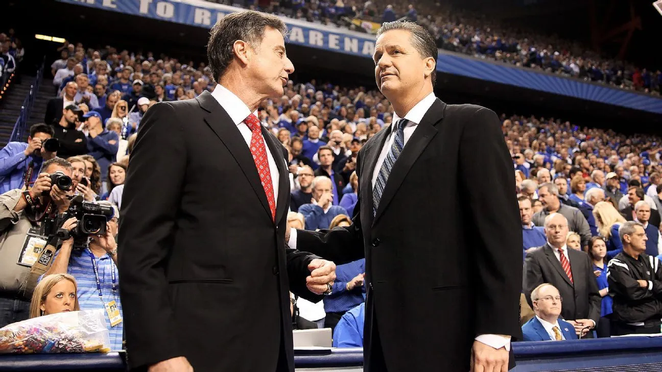 Rick Pitino et John Calipari