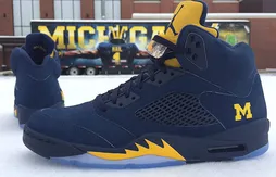 Une superbe Air Jordan 5 pour Michigan