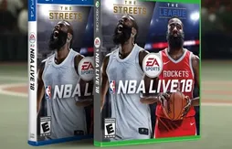 James Harden sur la pochette de NBA Live 18