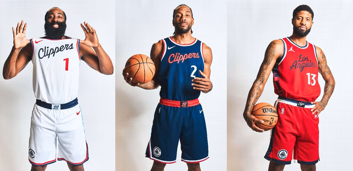 Les maillots des Clippers
