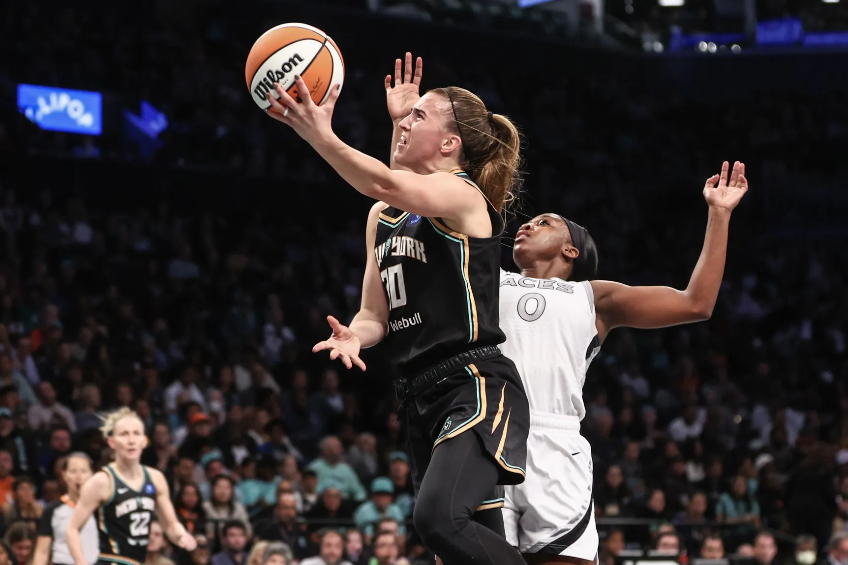 Sabrina Ionescu et le New York Liberty en WNBA