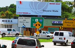 Le Heat loue un panneau publicitaire pour Dwyane Wade