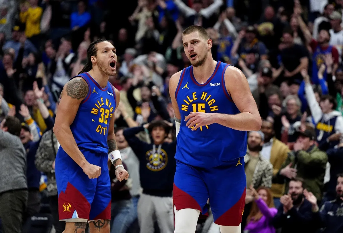 Nikola Jokic (Nuggets) après son tir fou contre les Kings