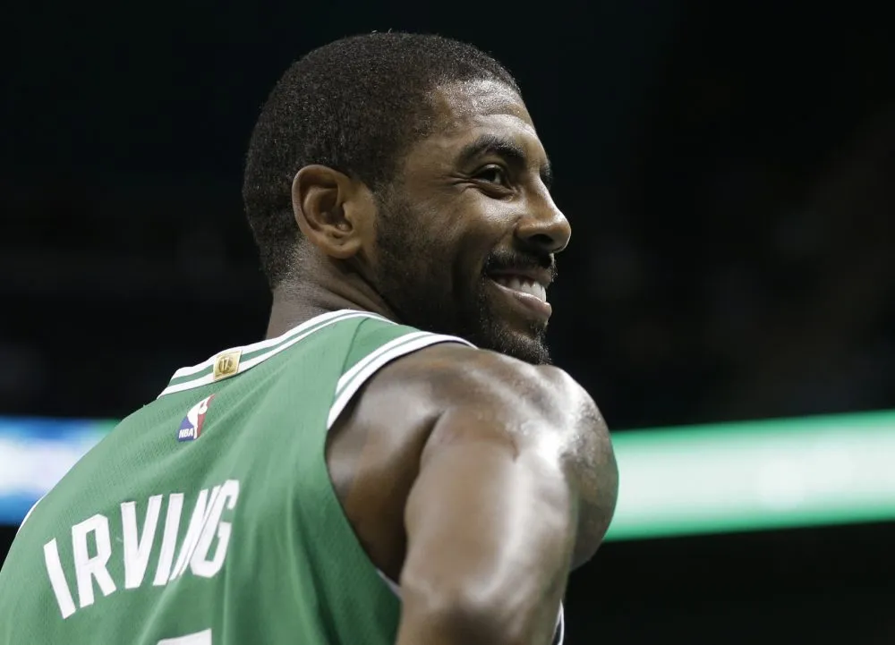 Kyrie Irving avec les Boston Celtics