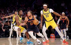 Et de neuf pour les Knicks, avec un grand Jalen Brunson face aux Pacers