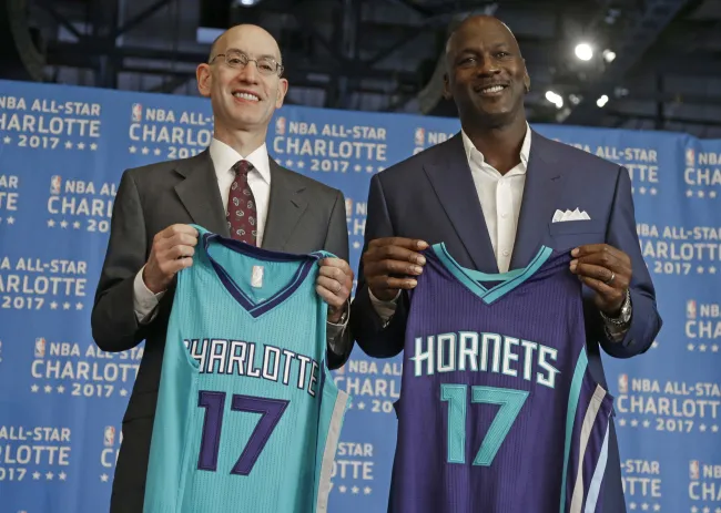 Michael Jordan, Adam Silver