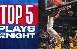 Le Top 5 de la nuit | Jarrett Allen était pourtant montré très haut