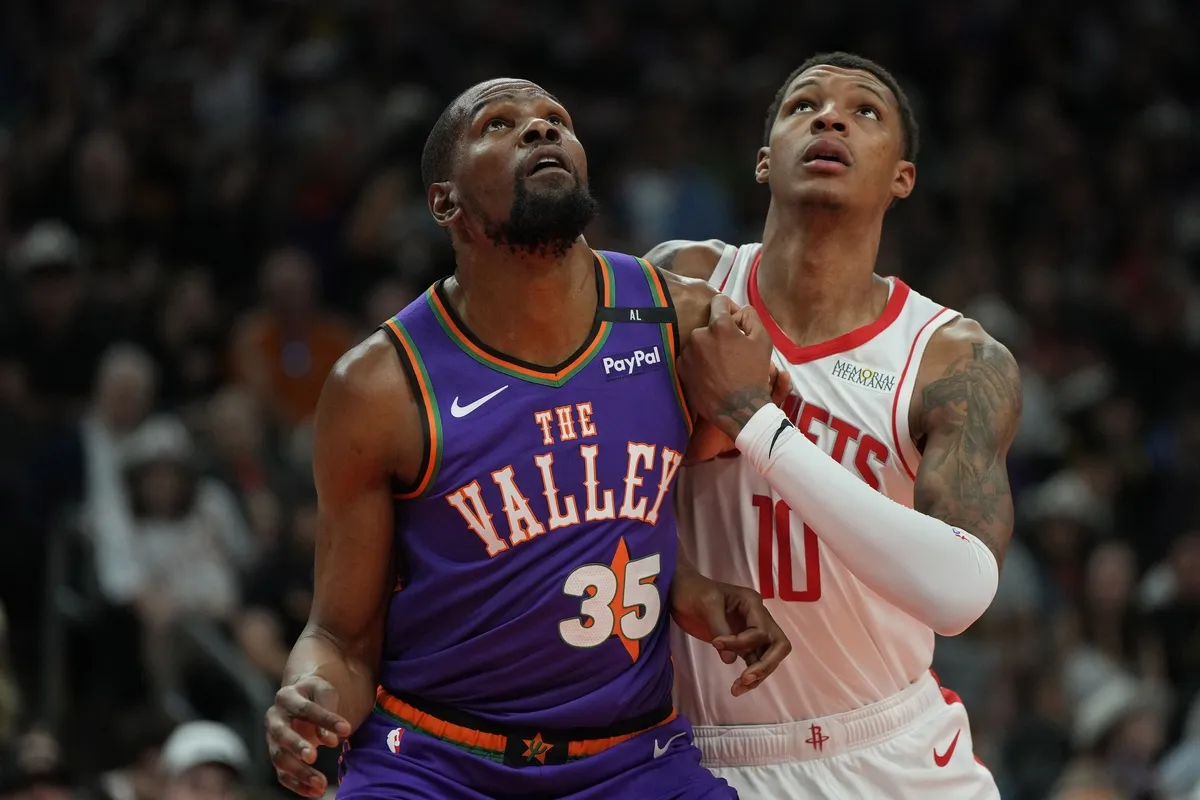 Jabari Smith Jr. et Kevin Durant