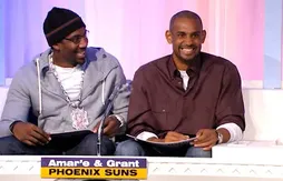 Amare Stoudemire et Grant Hill vs Chris Andersen et Dahntay Jones dans une parodie des Z’Amours
