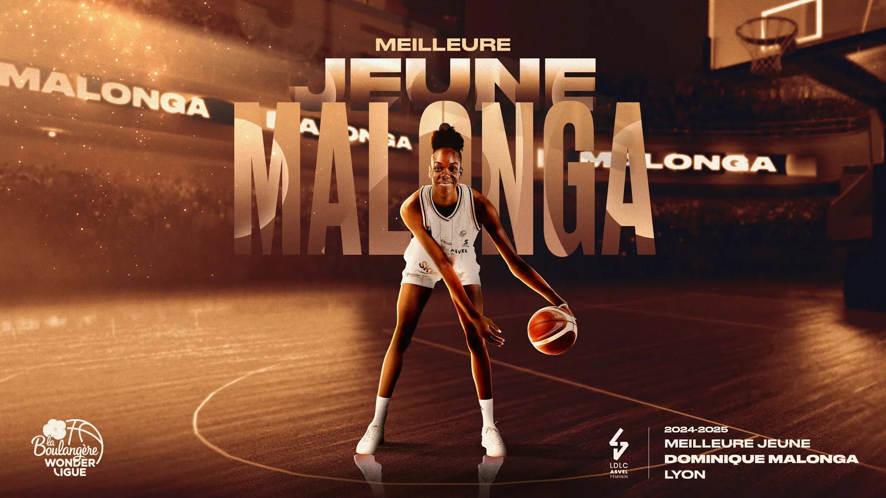 Dominique Malonga, meilleure jeune
