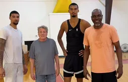 Victor Wembanyama et Kel’el Ware à l’école d’Hakeem Olajuwon