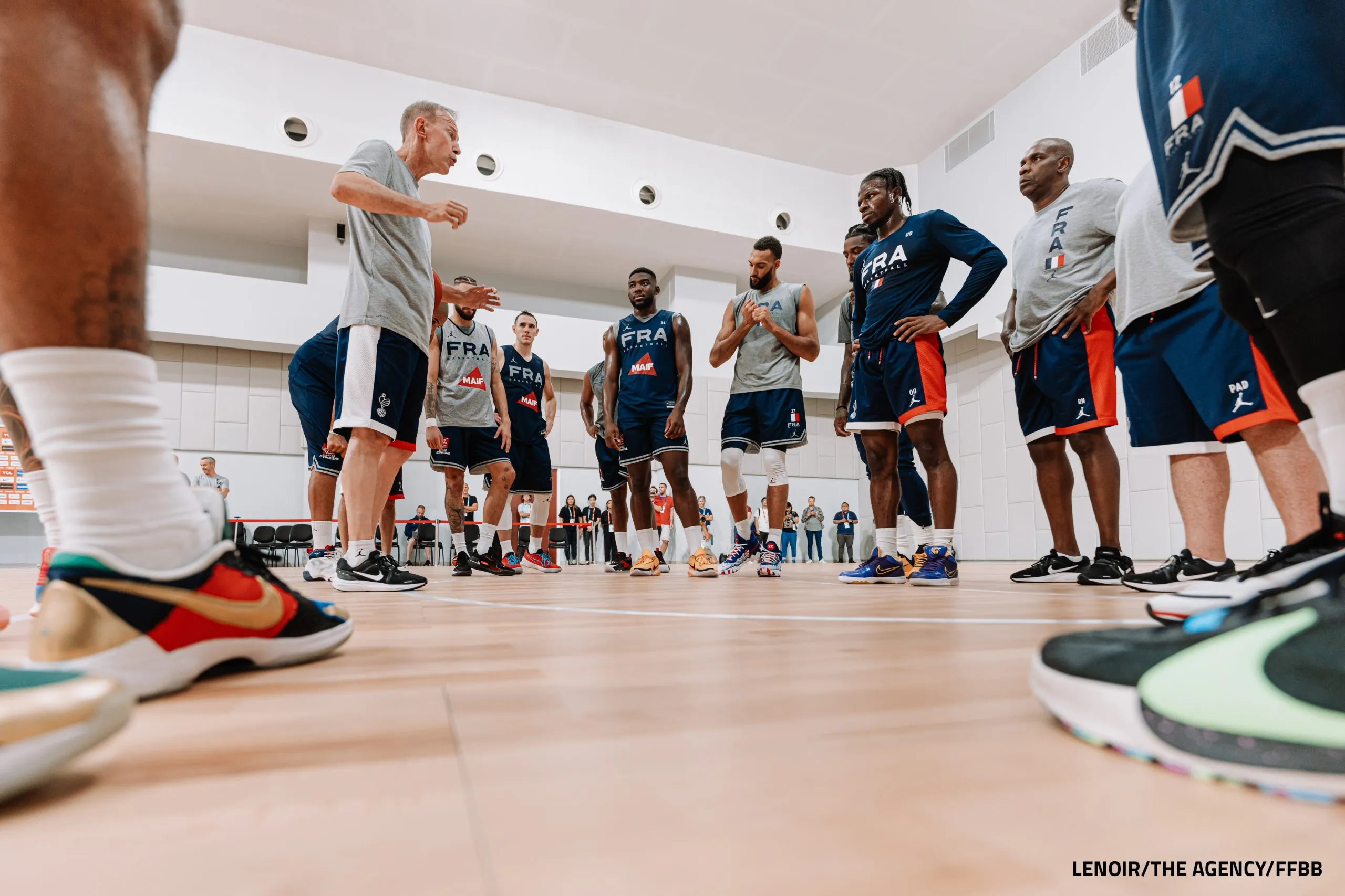 Vincent Collet avec les Bleus