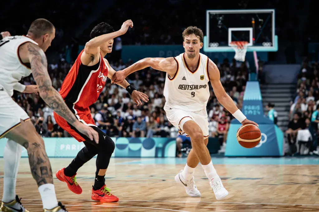 Franz Wagner avec l'Allemagne face au Japon