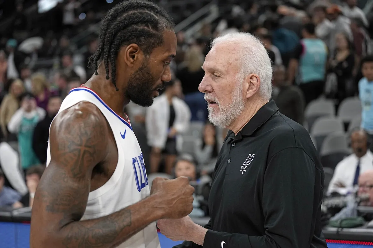 Gregg Popovich et Kawhi Leonard