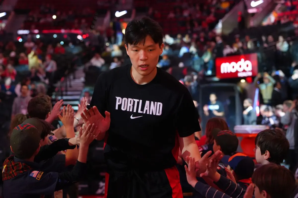 Pour avoir approché Yang Hansen trop tôt, les Blazers reçoivent 100 000 dollars d'amende