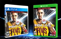 Kyrie Irving sur la jaquette de NBA Live 14