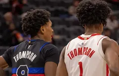Même en NBA, les qualités athlétiques des jumeaux Thompson semblent surnaturelles