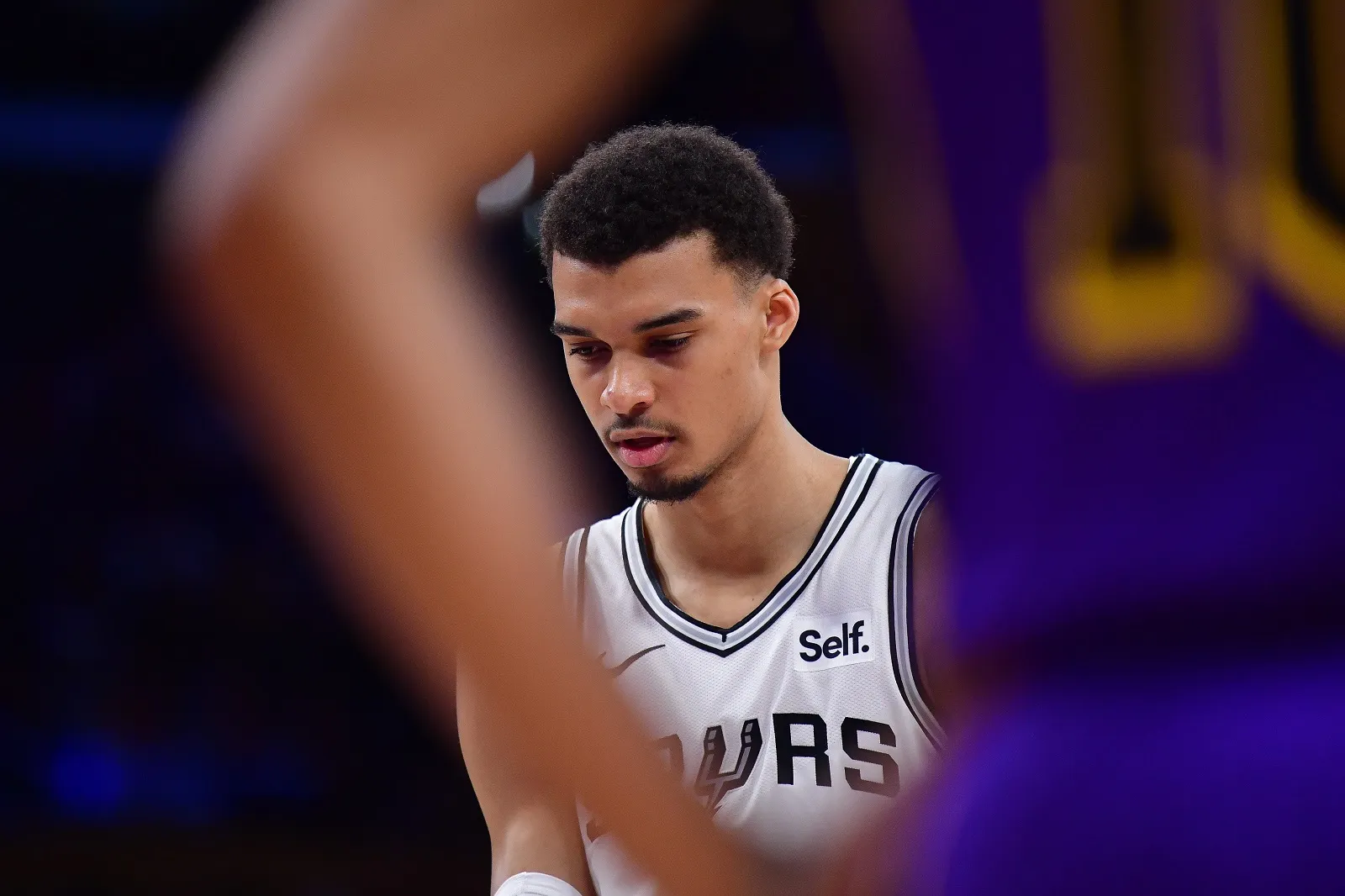 Victor Wembanyama (Spurs) en 5x5 contre les Lakers