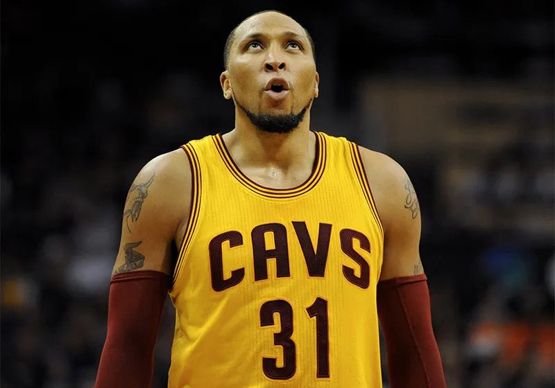 Jan 13, 2015; Phoenix, AZ, USA; Cleveland Cavaliers guard Shawn Marion (31) reacts to a call during the fourth quarter against the Phoenix Suns at US Airways Center. Phoenix won 107-100. Mandatory Credit: Casey Sapio-USA TODAY Sports