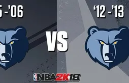 NBA 2K18 : une double dose de Grizzlies dans les équipes de légende