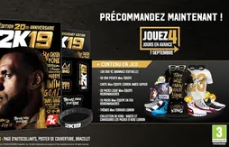 NBA 2K19 : le trailer et les détails de l’édition 20e anniversaire