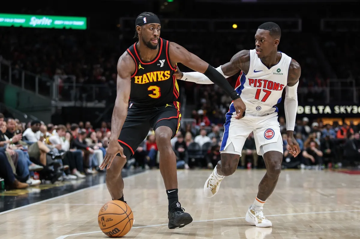 Caris LeVert (Hawks) contre les Pistons
