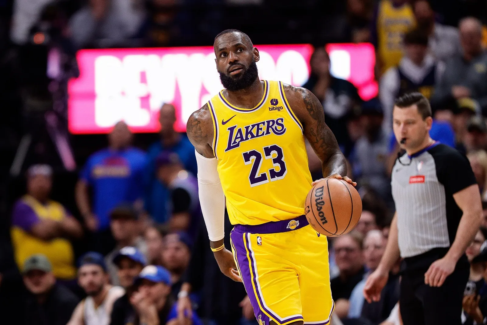 LeBron James (Lakers) lors du match 5 contre les Nuggets