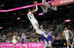 Un Victor Wembanyama très efficace et propre face au Jazz