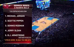 Derrick Rose met son agent dans son Top 5 de ses Bulls préférés