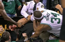 La bagarre Boston – Brooklyn résumée en quatre photos