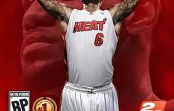 LeBron James en couverture de NBA 2K14