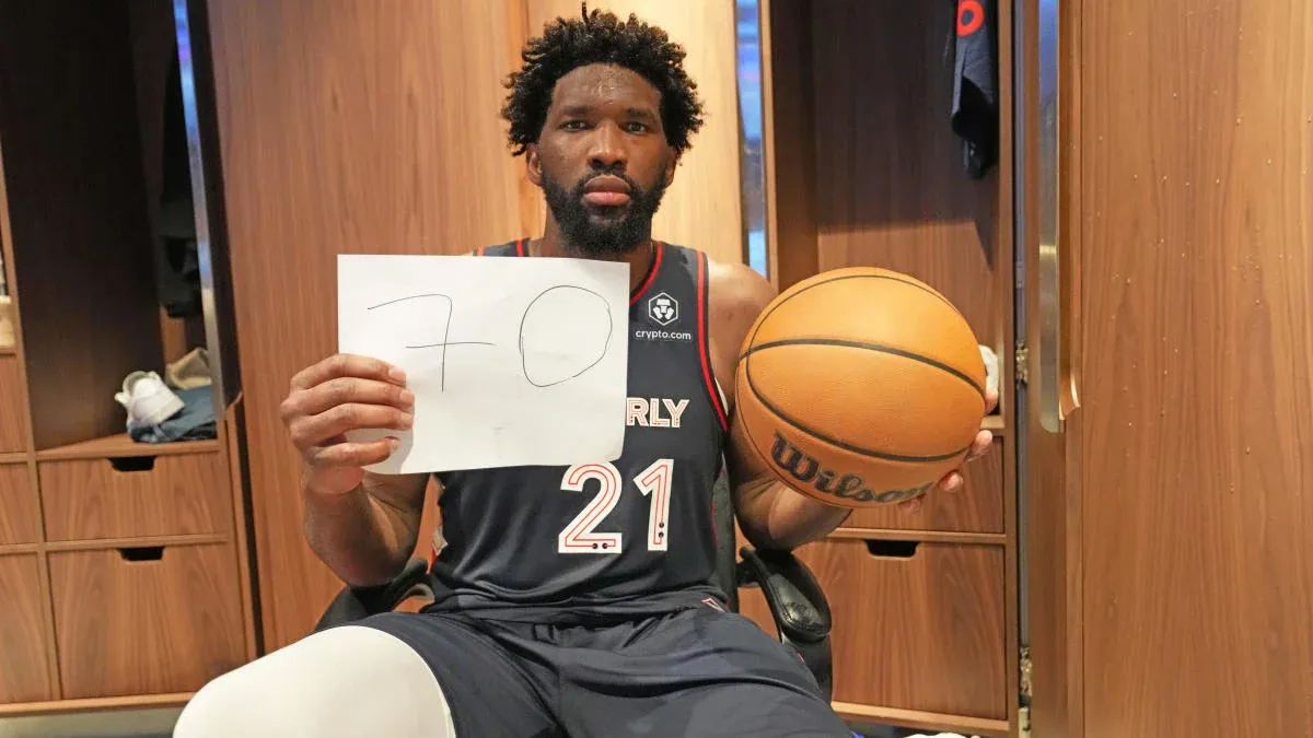 Joel Embiid, MVP à 70 points