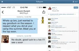 Kevin Durant suit de près le fils de Glenn Robinson